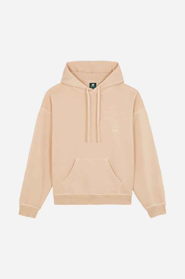 Sweat à capuche beige sur un fond beige clair. TP_IMAGE_TYPE=SILHOUETTE_FRONT