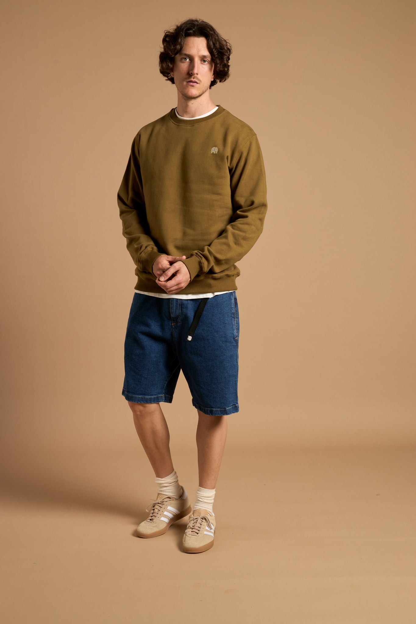 Organic Essential Sweater Fir Green