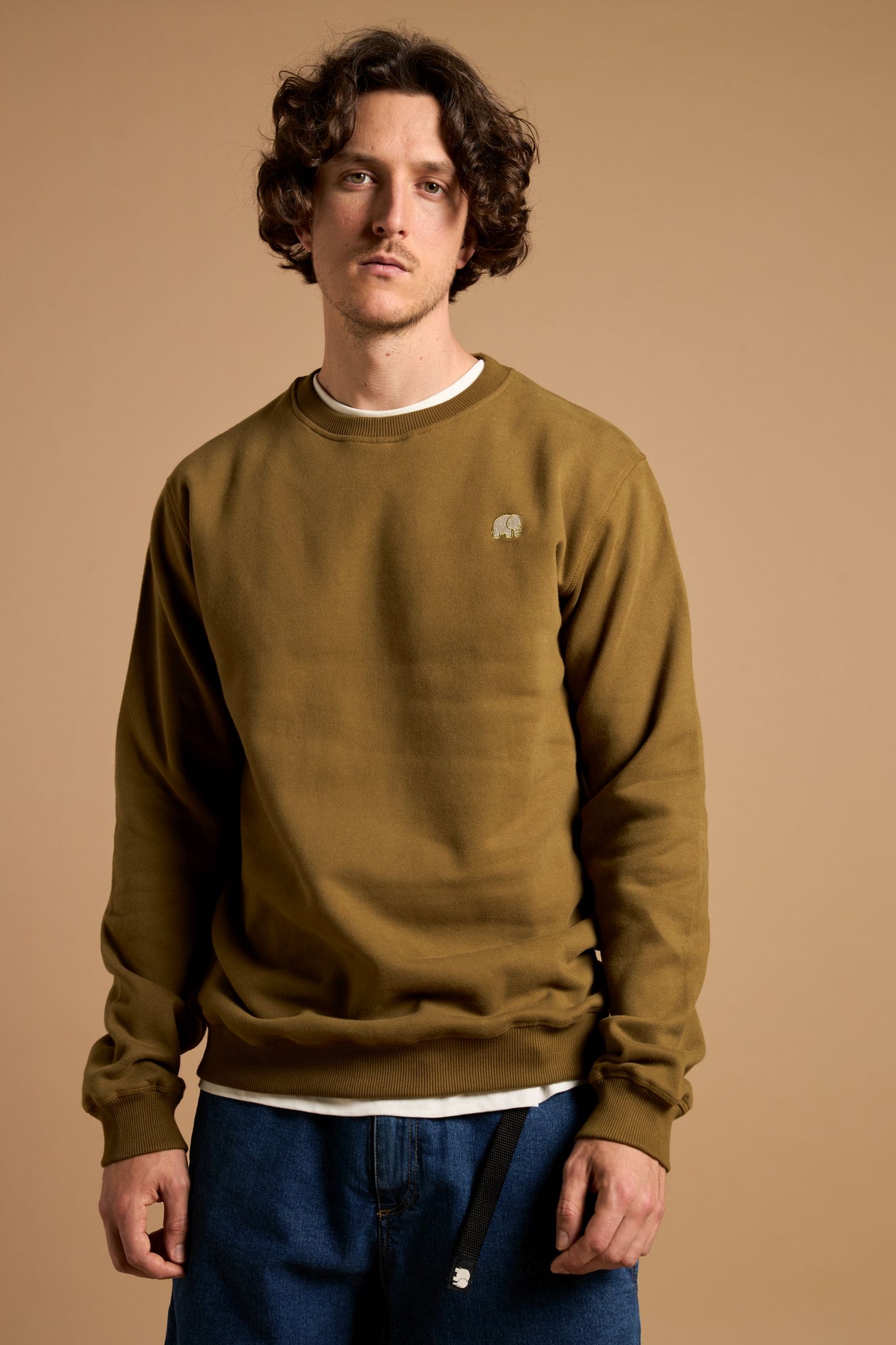 Organic Essential Sweater Fir Green