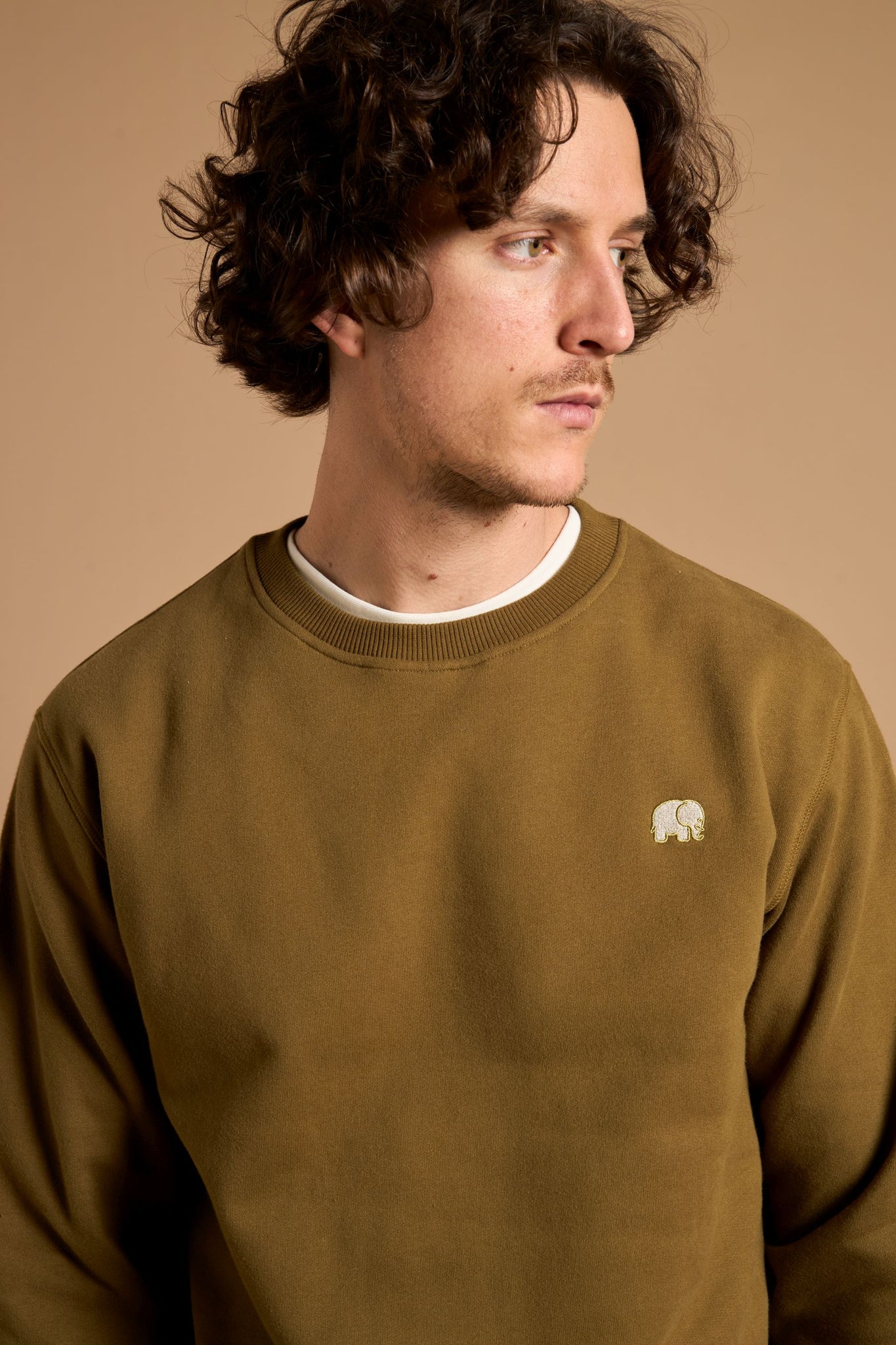 Organic Essential Sweater Fir Green