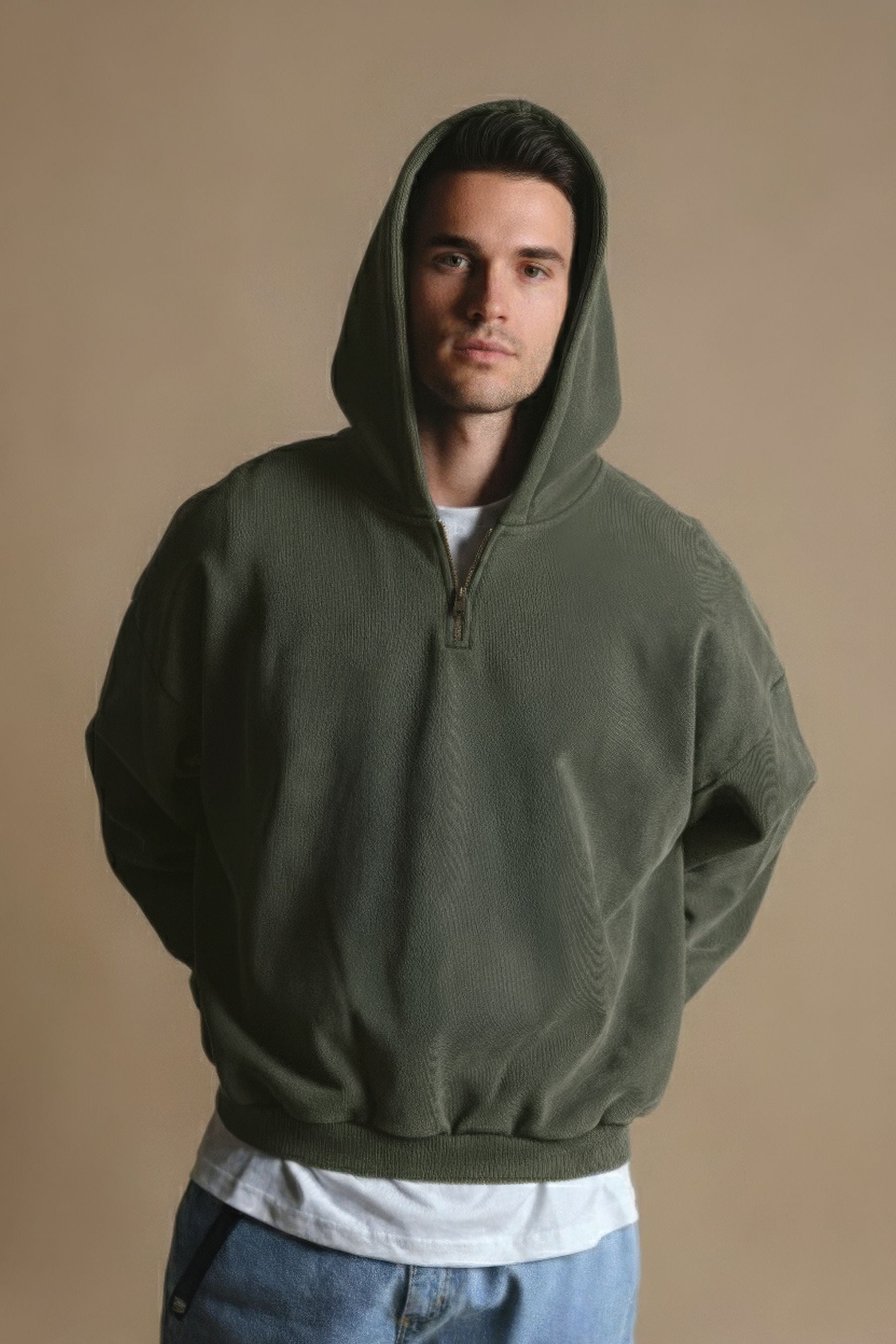 The Super Heavy Oversized Hoodie Kombu Green – Trendsplant