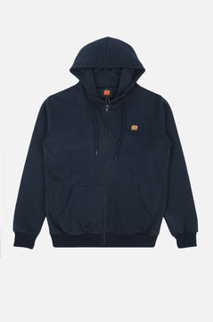 Organic Essential Zip Hoodie Trendsplant Blue