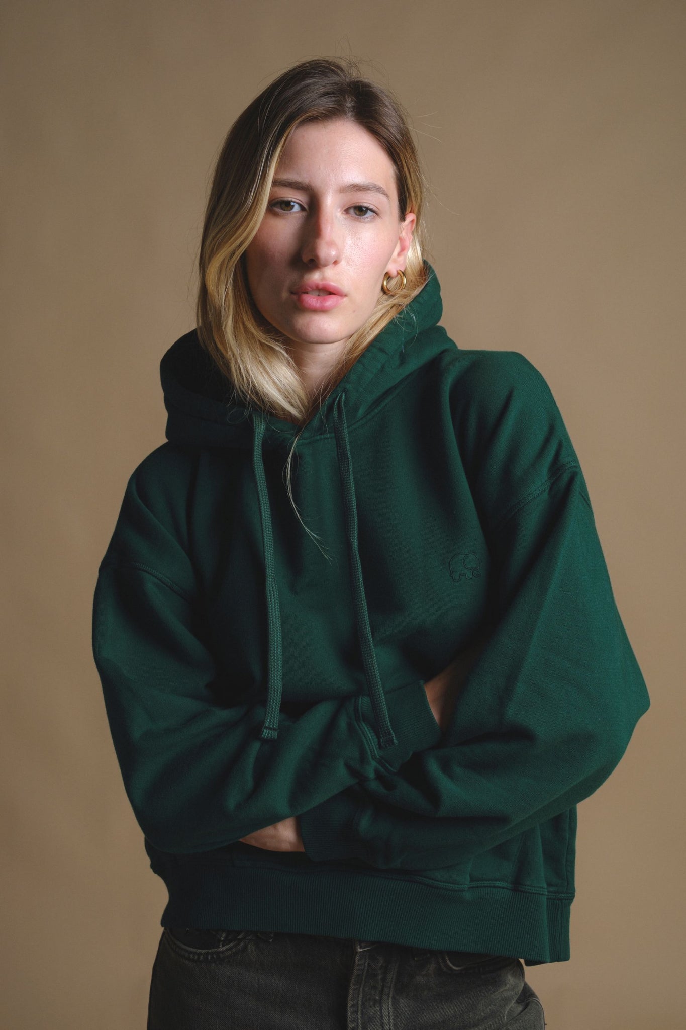 Women's Essential Garment Heavyweight Oversized Hoodie Botanical Garden