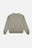 Back view of a Women's Essential Garment Heavyweight Oversized Sweatshirt in Dried Sage | TP_IMAGE_TYPE=MODEL_BACK
