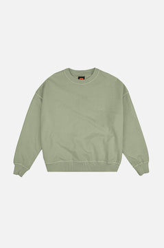 Women's Essential Pigment Oversized Sweater Reseda Green