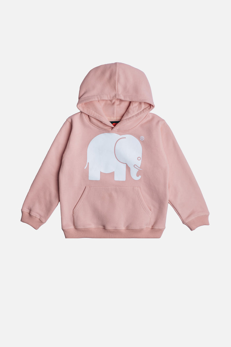 Kid's Organic Classic Hoodie Pale Pink