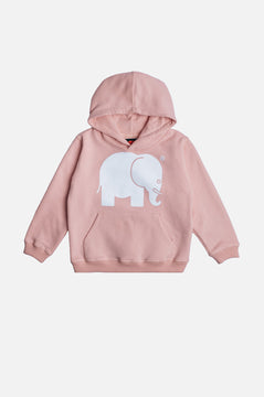 Kid's Organic Classic Hoodie Pale Pink
