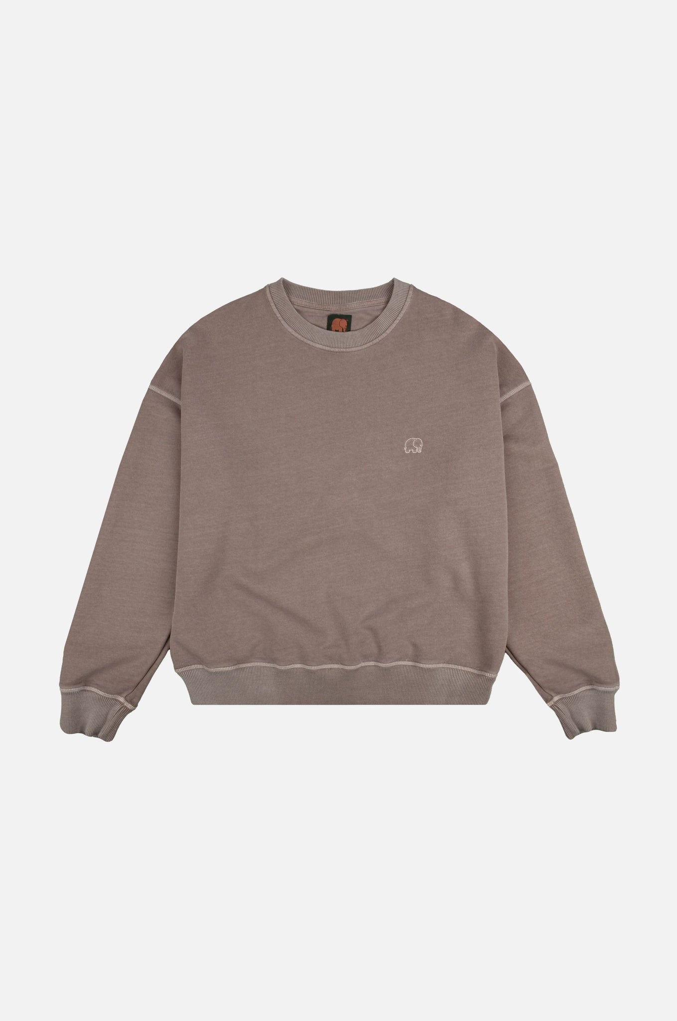 Women's Essential Pigment Heavyweight Oversized Sweater Brindle