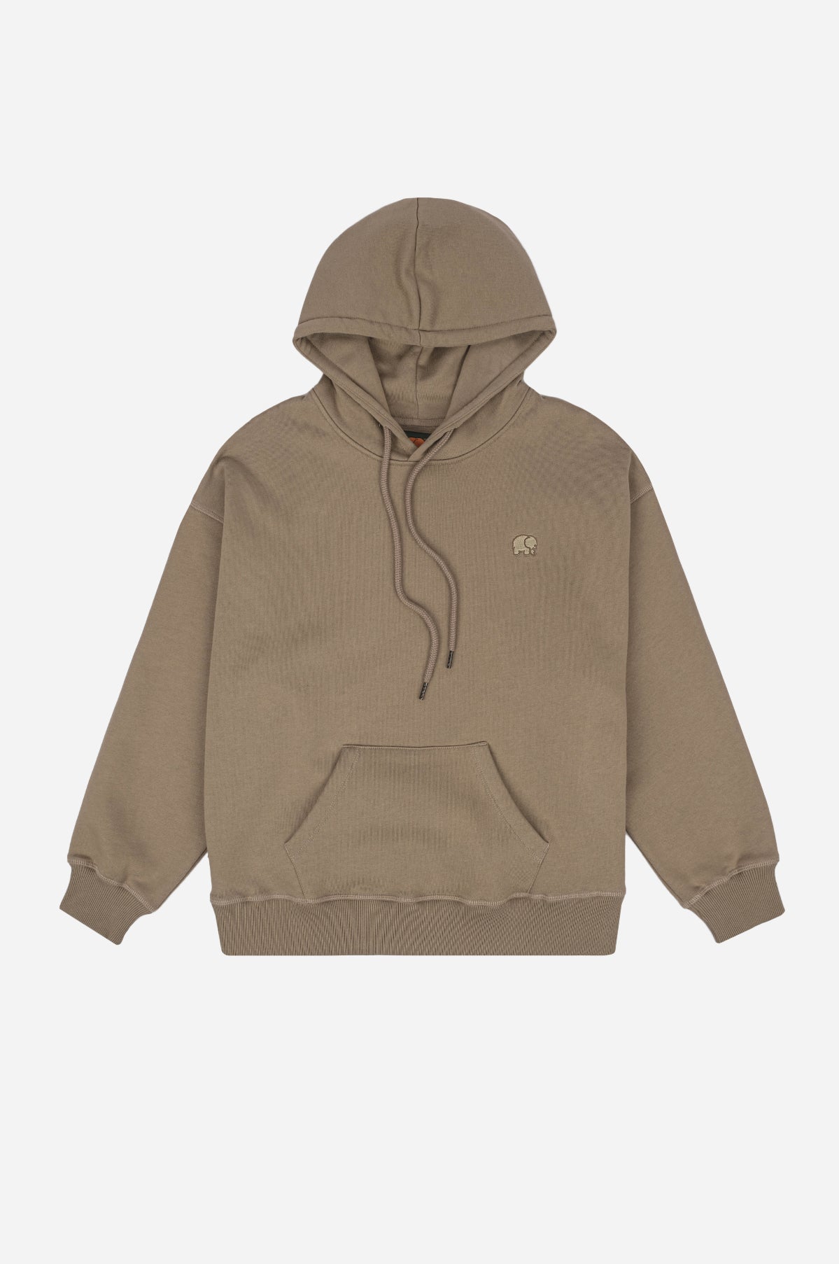 Sudadera Capucha Mujer Oversized Orgánica Esencial Desert Taupe