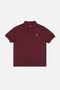 Polo Orgánico Esencial Burgundy