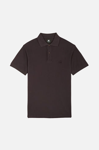 Polo Essential en Bitumen Grey présenté à plat | TP_IMAGE_TYPE=SILHOUETTE_FRONT