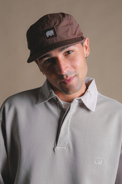 Essential Pigment Heavyweight Polo Sweater Island Fossil