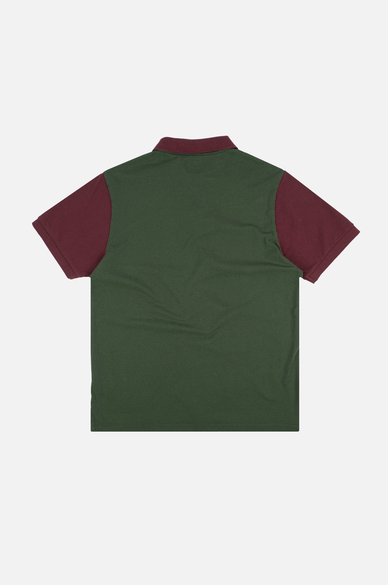 Organic Color Block Polo Shirt Greener Pastures