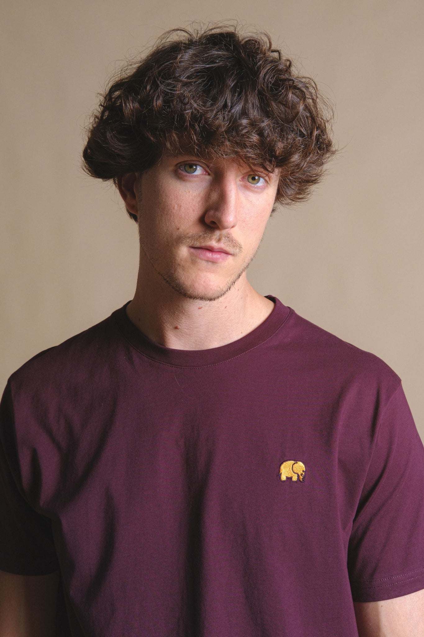Organic Essential T-Shirt Wine Red