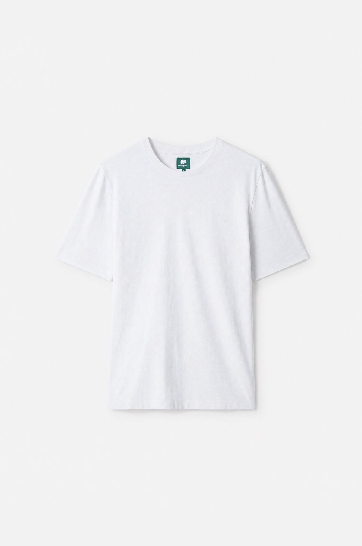 Silhouette frontale di Organic Essential T-Shirt in White | TP_IMAGE_TYPE=SILHOUETTE_FRONT