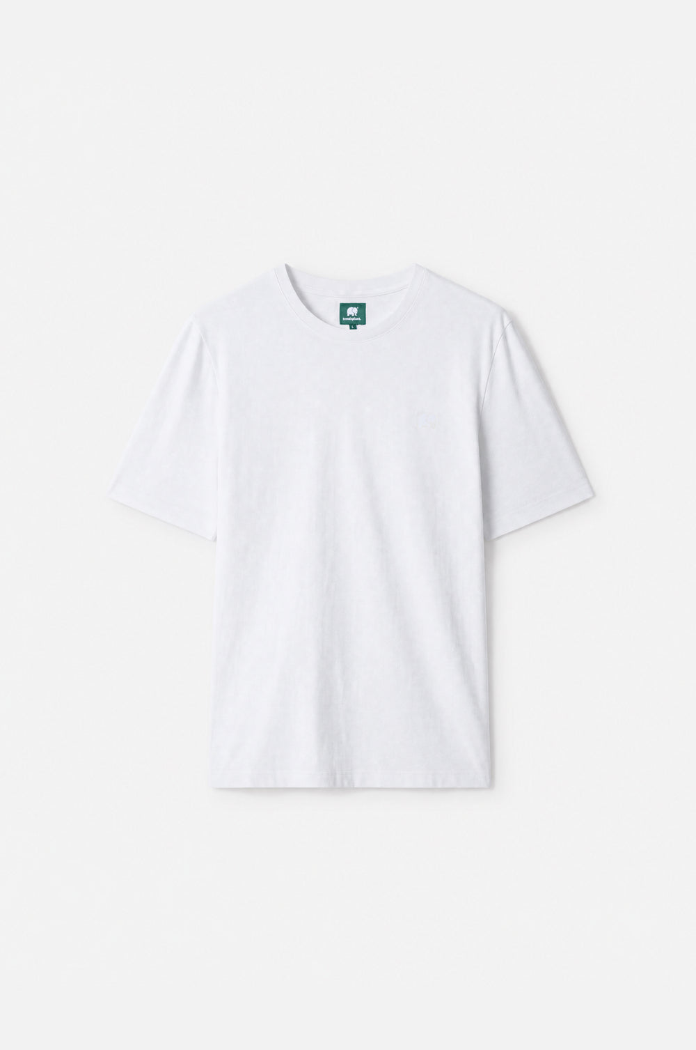 Silhouette frontale di Organic Essential T-Shirt in White | TP_IMAGE_TYPE=SILHOUETTE_FRONT