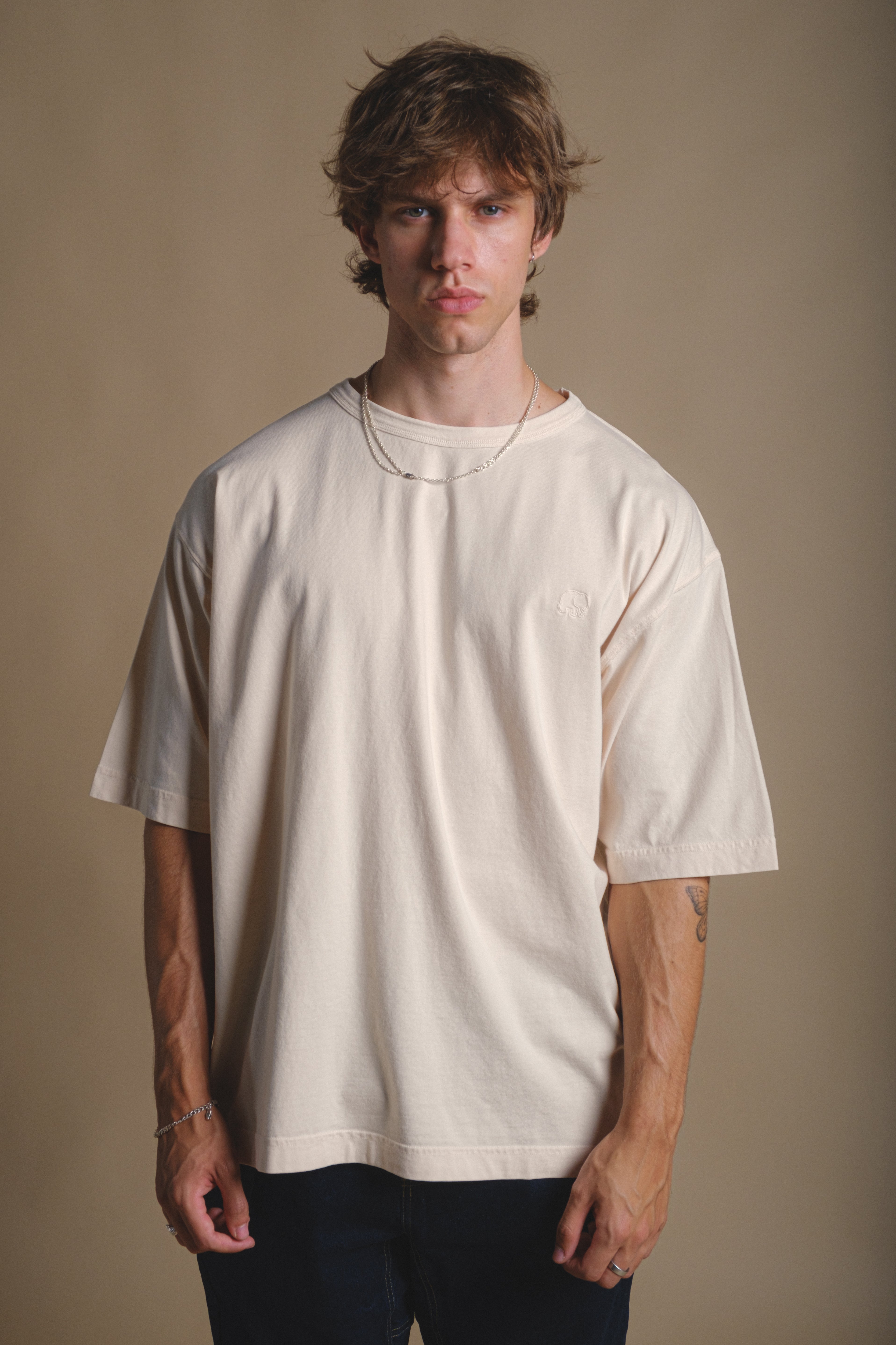 Essential Garment Heavyweight Oversized T-Shirt Pearled Ivory