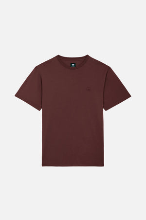 Essential T-Shirt in Puce Purple displayed front view, showcasing its classic design and color. | TP_IMAGE_TYPE=SILHOUETTE_FRONT