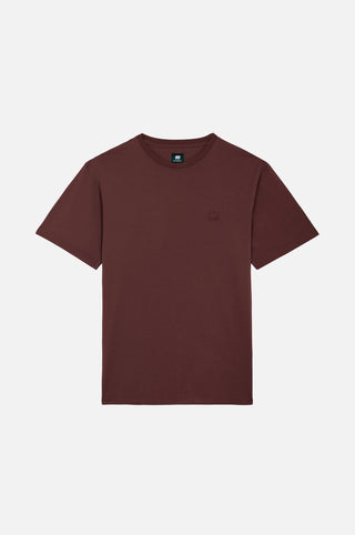 Essential T-Shirt in Puce Purple displayed front view, showcasing its classic design and color. | TP_IMAGE_TYPE=SILHOUETTE_FRONT