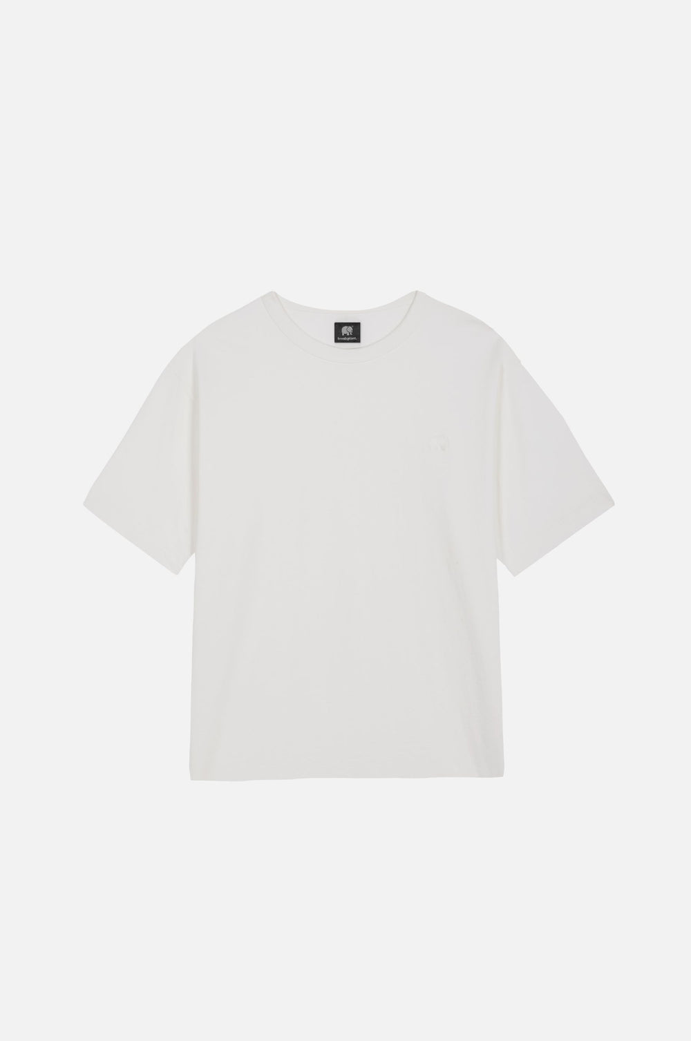 Silhouette de face de l'Essential Sunwashed Heavyweight Oversized T-Shirt Foam White | TP_IMAGE_TYPE=SILHOUETTE_FRONT