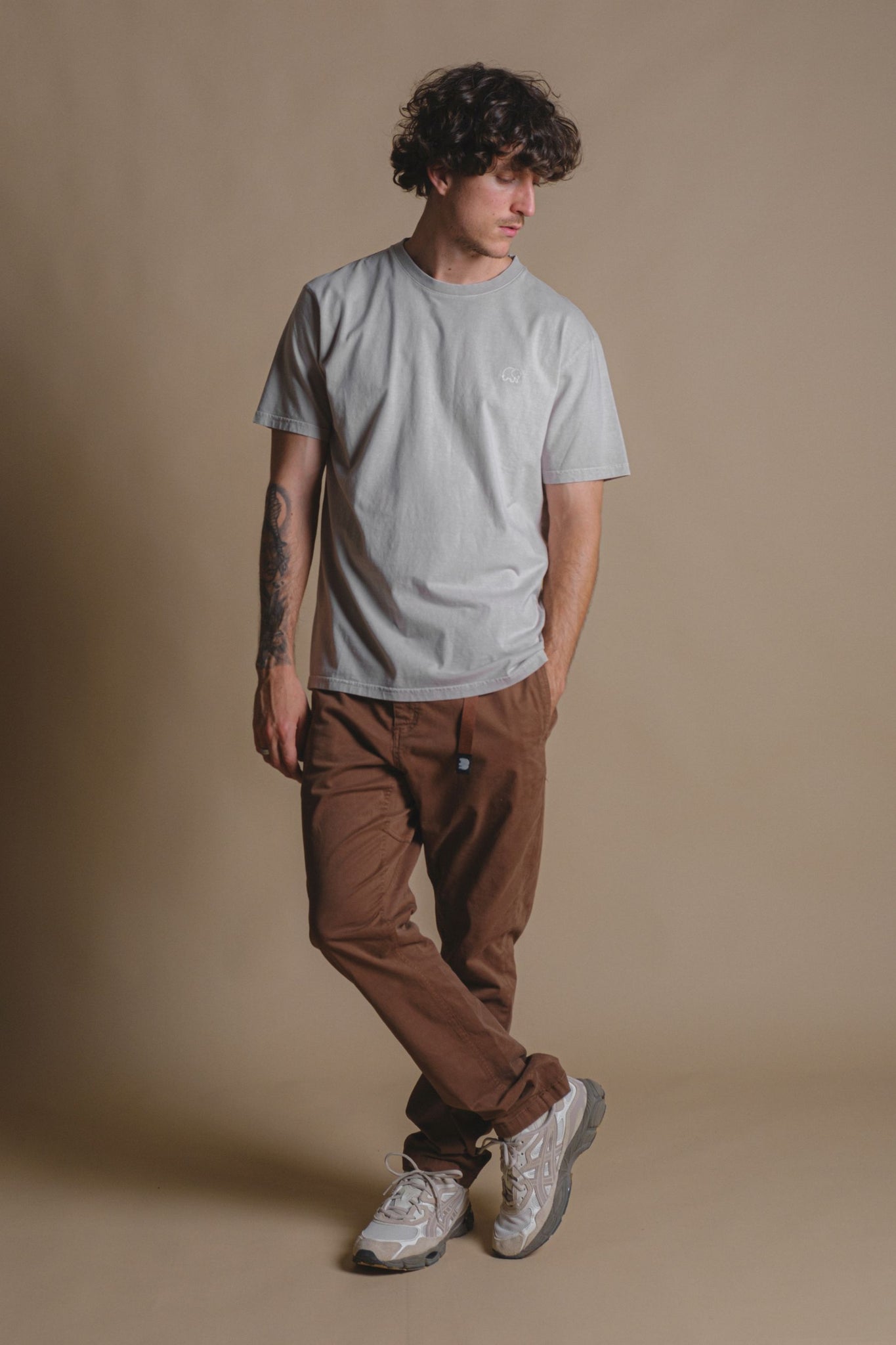 Essential Pigment T-Shirt Island Fossil