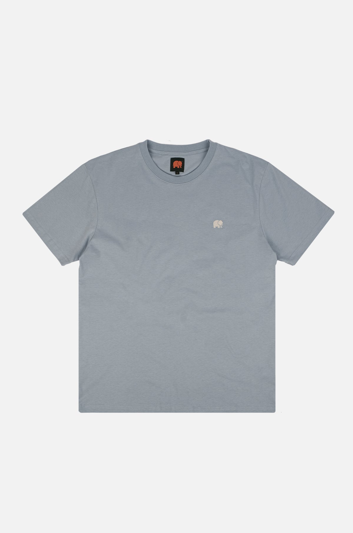 Organic Essential T-Shirt Blue Fog