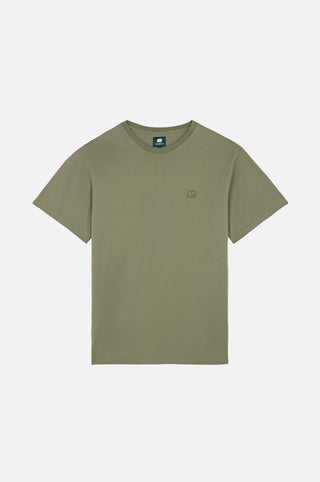 Essential T-Shirt in Agave Green displayed on a plain background | TP_IMAGE_TYPE=SILHOUETTE_FRONT