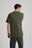 Person wearing an Organic Essential T-Shirt in Kombu Green, back view | TP_IMAGE_TYPE=MODEL_BACK