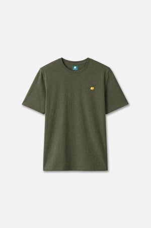 Front silhouette of Organic Essential T-Shirt in Kombu Green | TP_IMAGE_TYPE=SILHOUETTE_FRONT