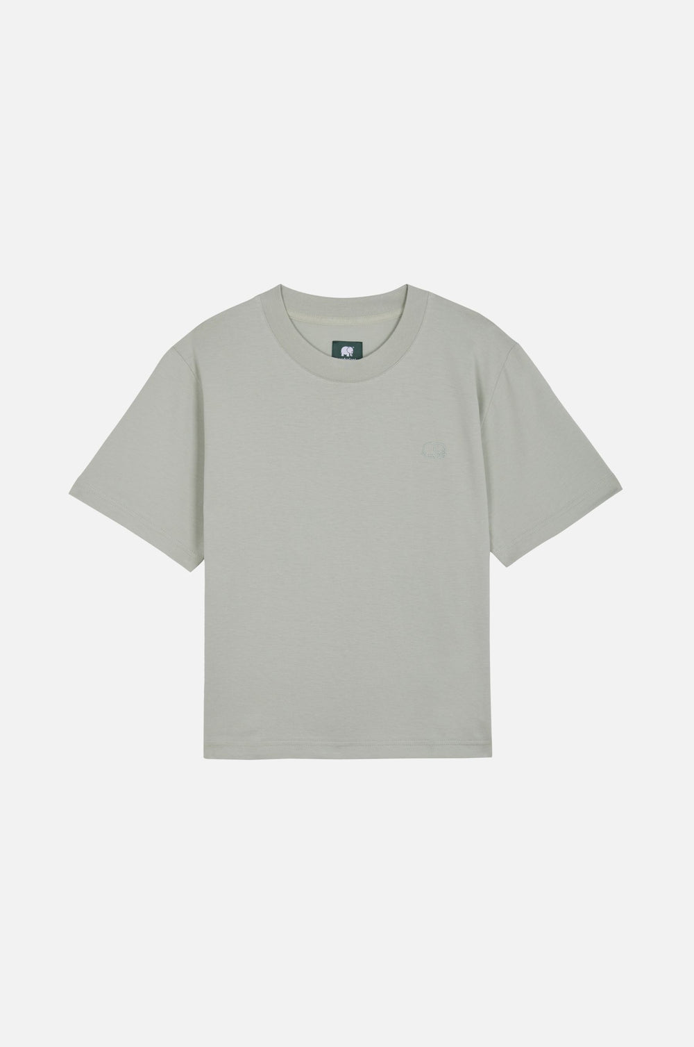 Silhouette de face du t-shirt Essential pour femme Coastal Fog | TP_IMAGE_TYPE=SILHOUETTE_FRONT
