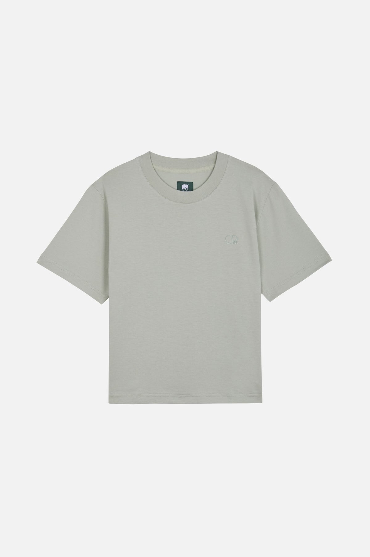Silhouette de face du t-shirt Essential pour femme Coastal Fog | TP_IMAGE_TYPE=SILHOUETTE_FRONT