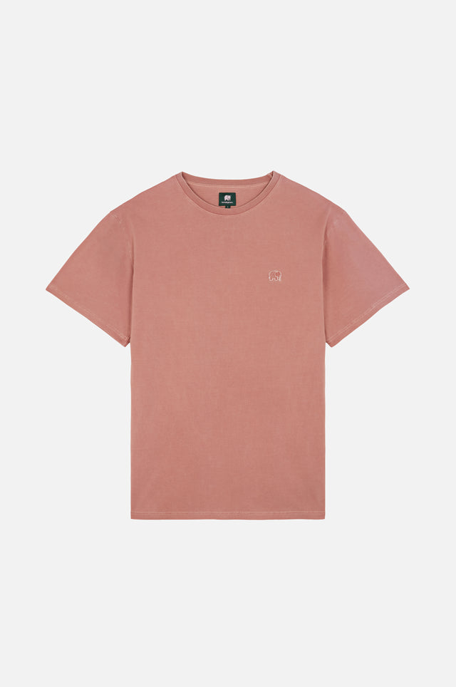 T-shirt Essential Sunwashed coloris Old Rose présenté sur fond blanc | TP_IMAGE_TYPE=SILHOUETTE_FRONT