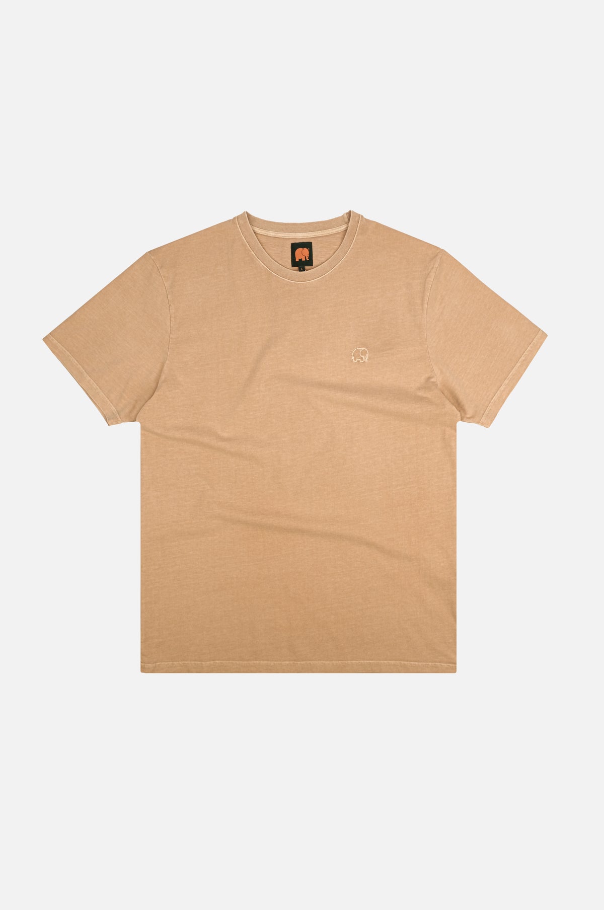 Silhouette avant du Essential Pigment T-Shirt en Cuban Sand | TP_IMAGE_TYPE=SILHOUETTE_FRONT