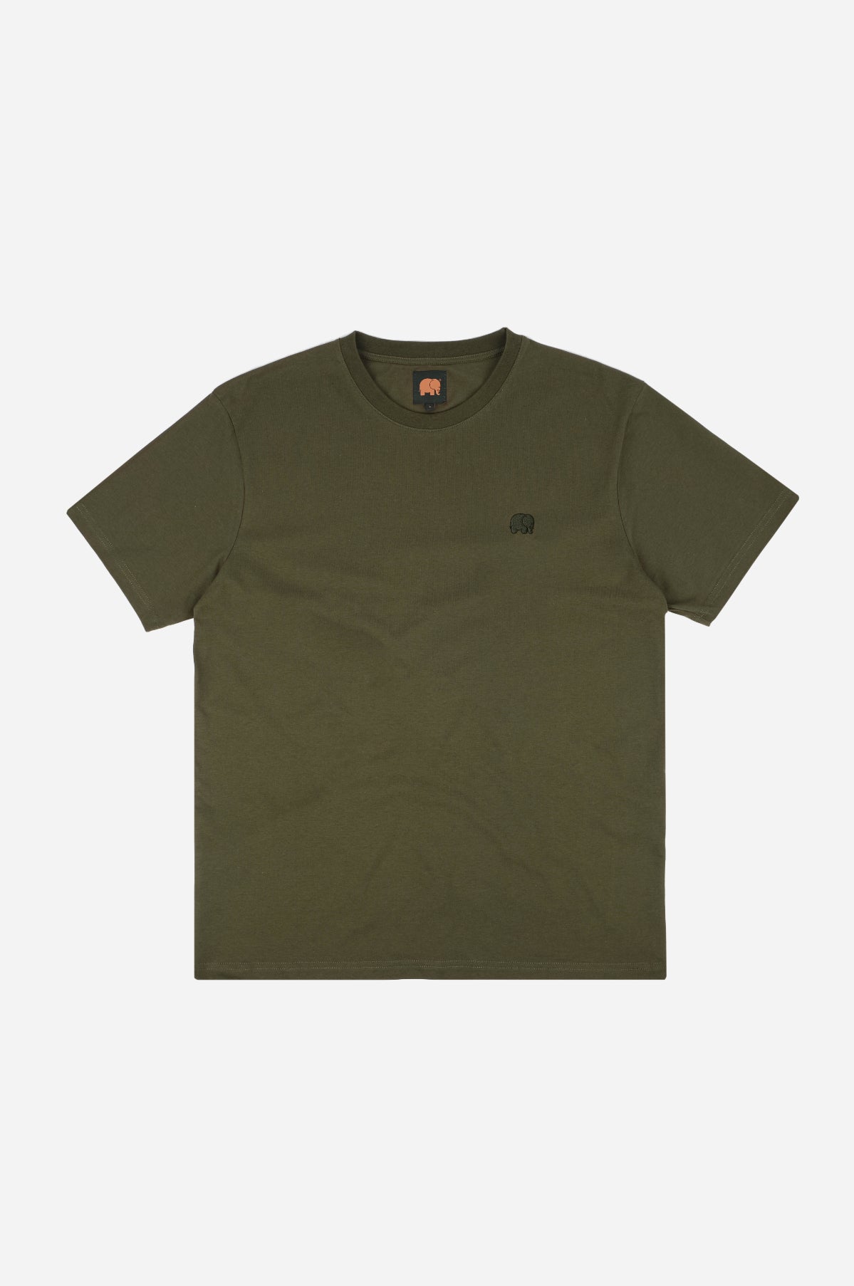 Camiseta Orgánica Esencial Dark Olive