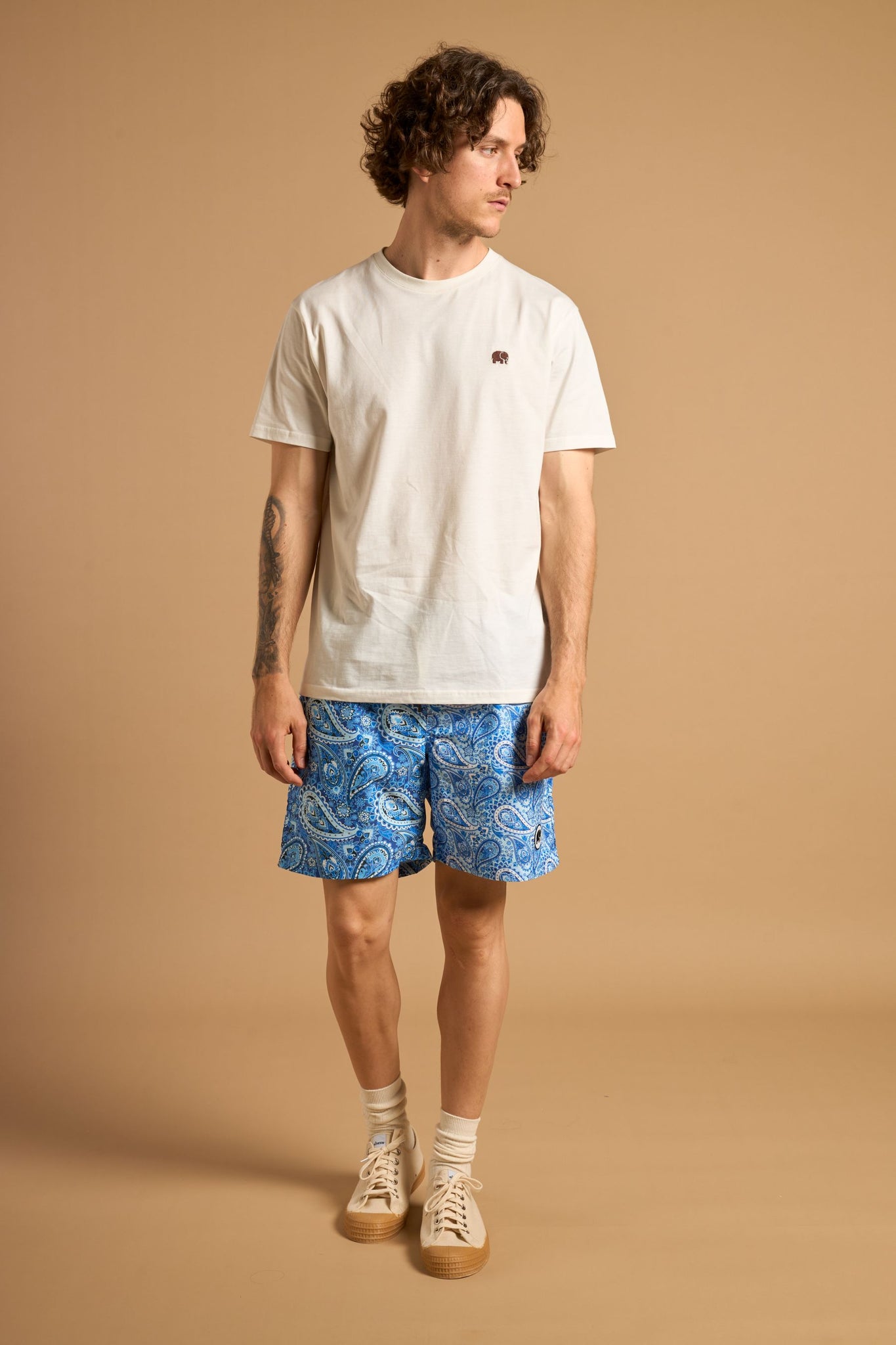 Breeze Paisley SEAQUAL®YARN Swim Trunks
