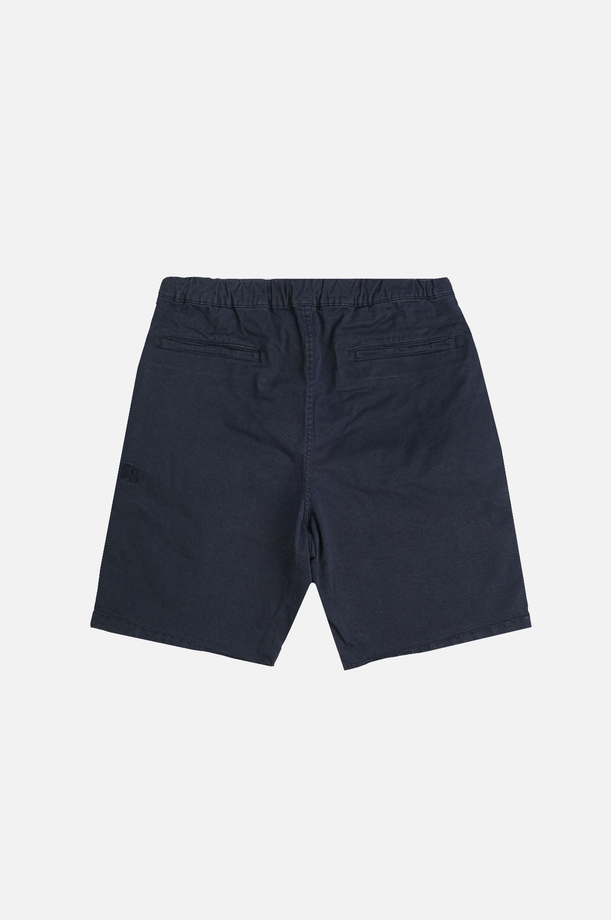 Pantaloncini corti Climber in cotone Ecodye in Navy, vista posteriore con dettagli dell'elastico in vita e della tasca laterale | TP_IMAGE_TYPE=MODEL_BACK