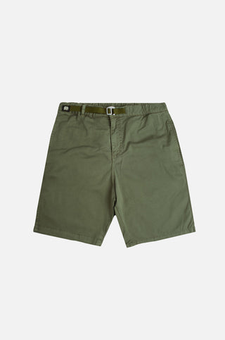 Ecodye Cotton Climber Shorts coloris Menthol, vue de face à plat montrant la ceinture et les poches | TP_IMAGE_TYPE=SILHOUETTE_FRONT