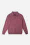 Sudadera Cremallera Pigment Sauce Garnacha Red