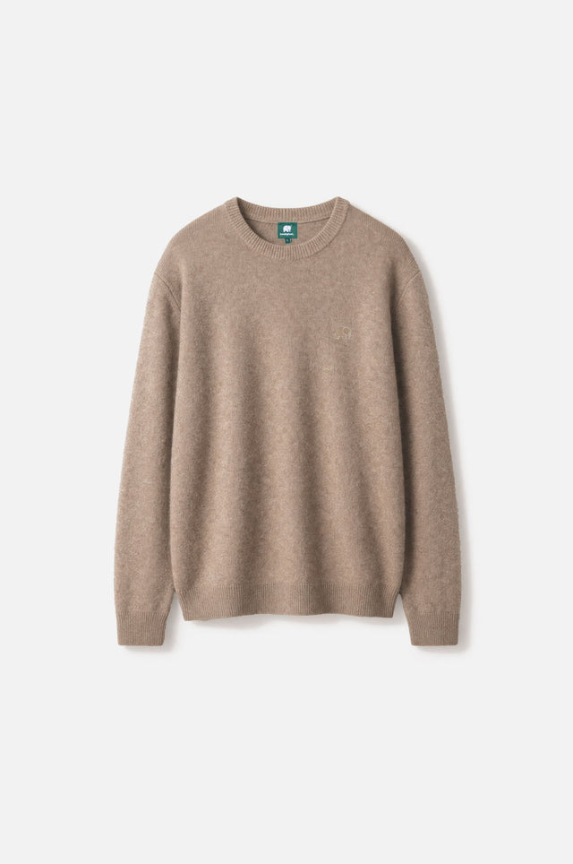 Silhouette avant du pull Sella Knit Nomad Brown | TP_IMAGE_TYPE=SILHOUETTE_FRONT