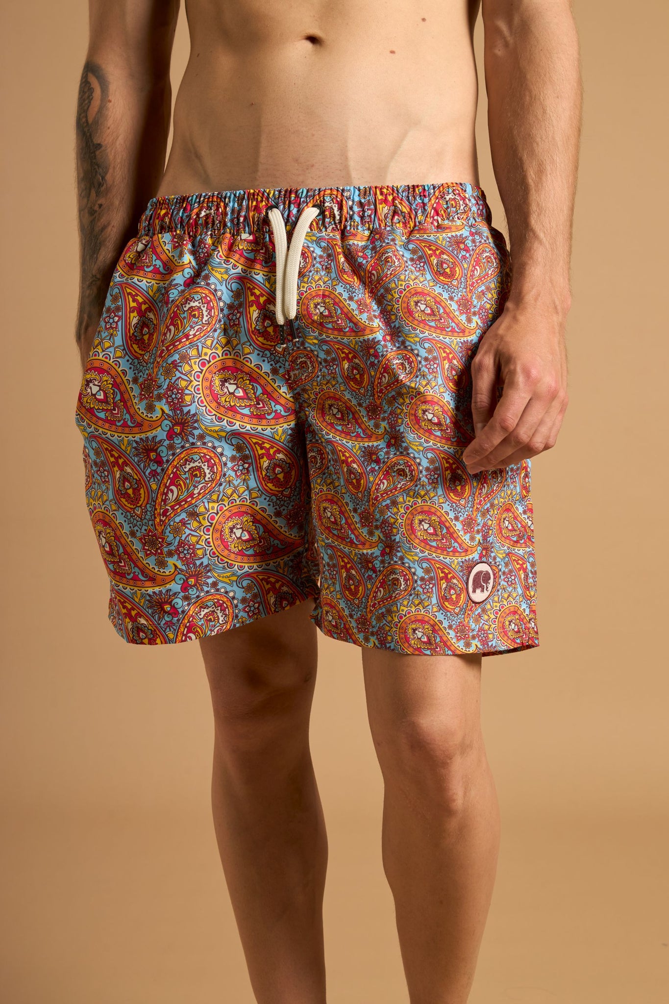 Caribbean Paisley SEAQUAL®YARN Swim Trunks