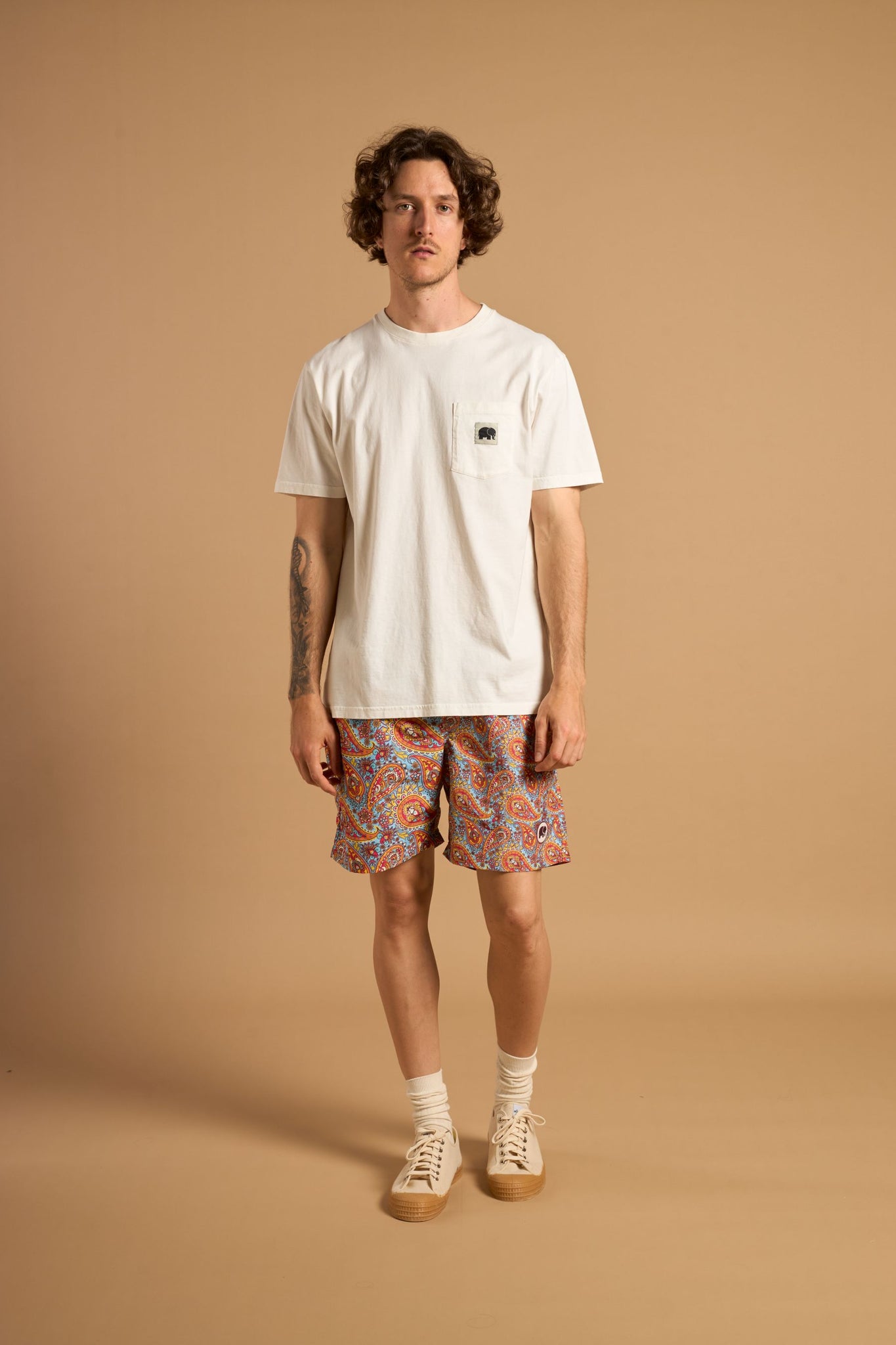 Caribbean Paisley SEAQUAL®YARN Swim Trunks