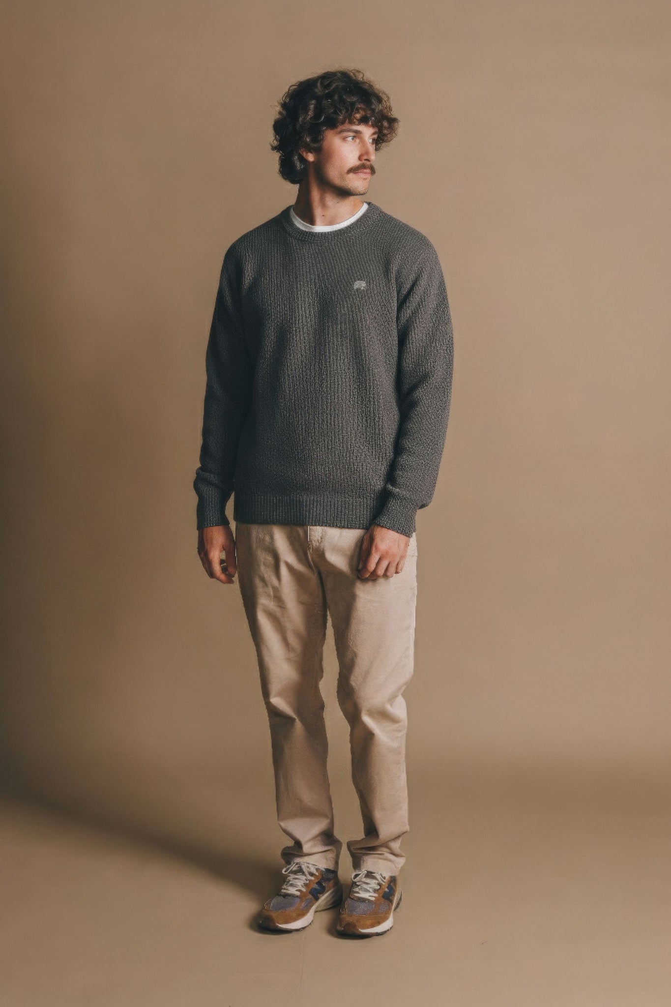 Sella Knit Dark Heather Grey