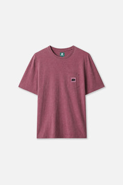 Garza Pigment Dyed T-Shirt Garnacha Red