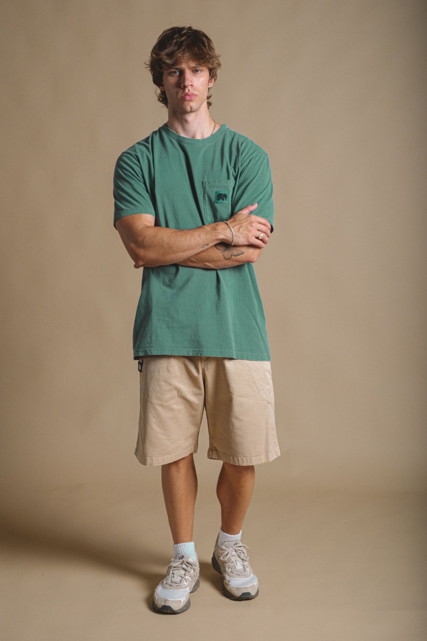 Camiseta Pigment Garza Foliage Green