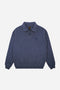 Sauce Pigment Dyed Quarter Zip Sweater Faded Navy