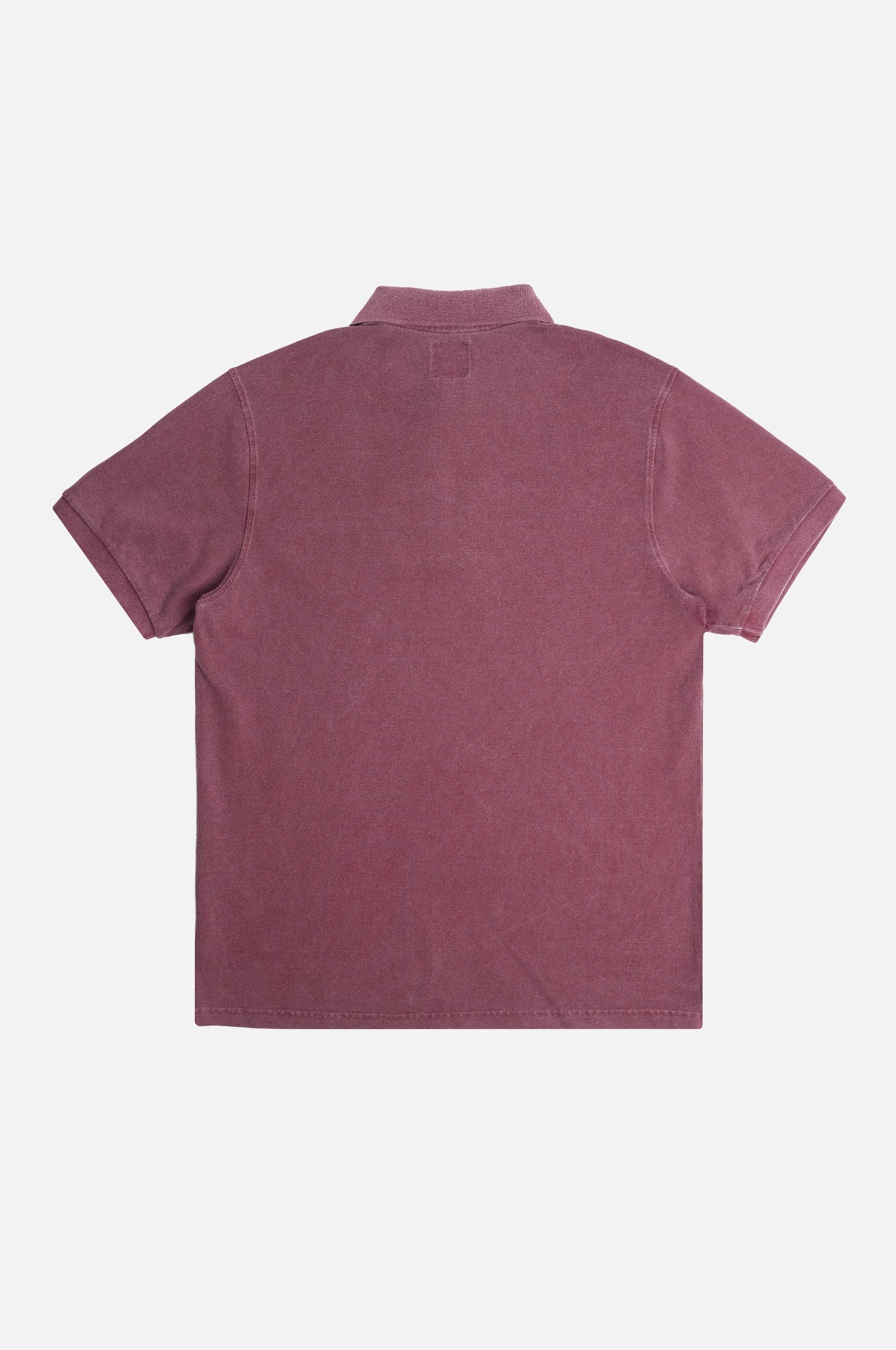 Organic Pigment Dyed Polo Shirt Zinfandel