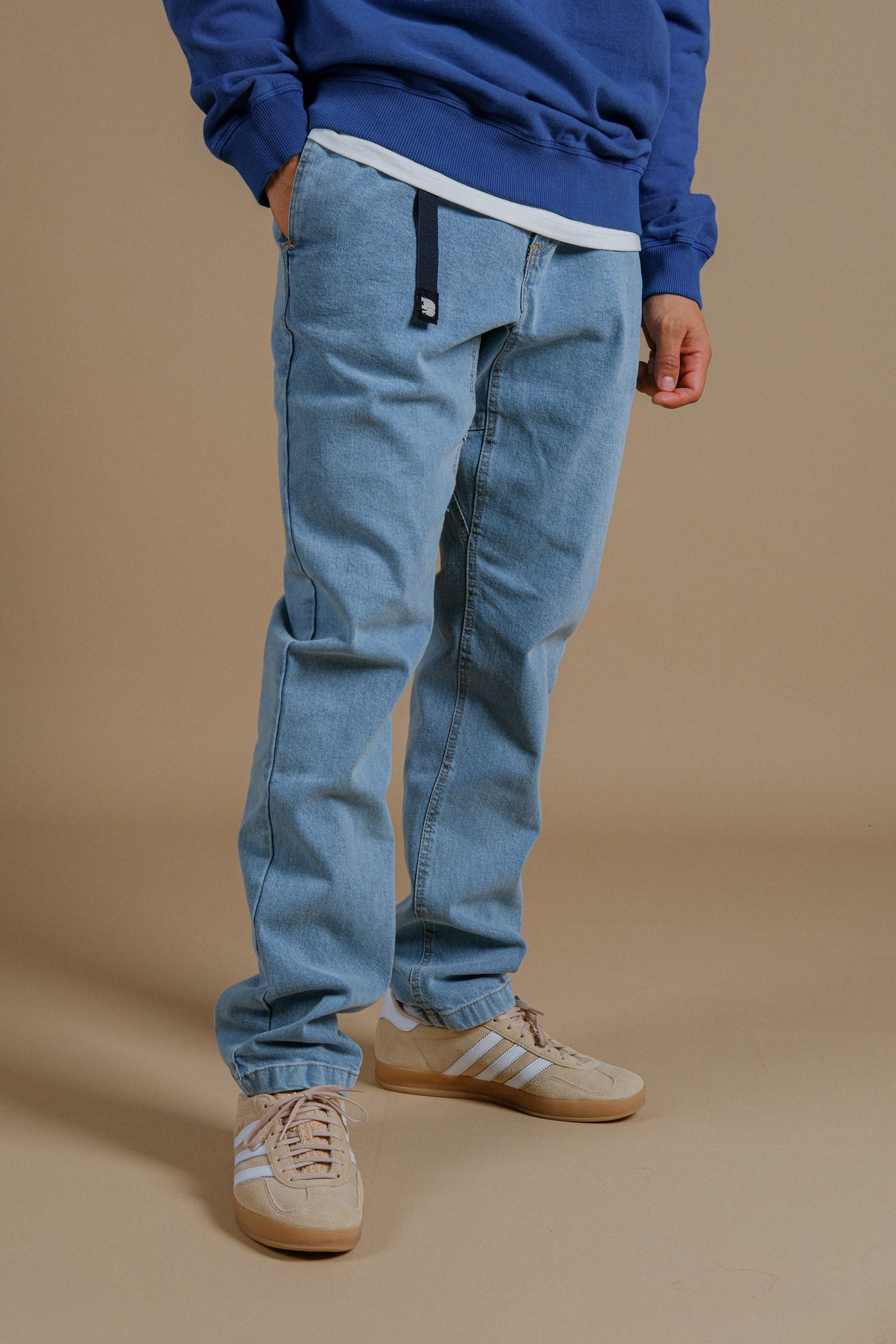 Recycled Denim Climber Pant Light Wash