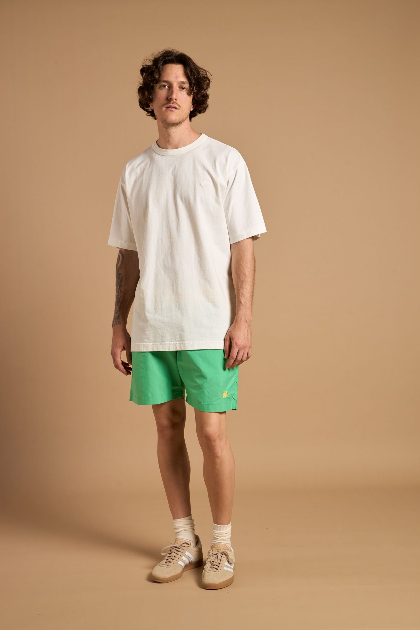 Color Block Q-Nova® Swim Trunks Spring Green