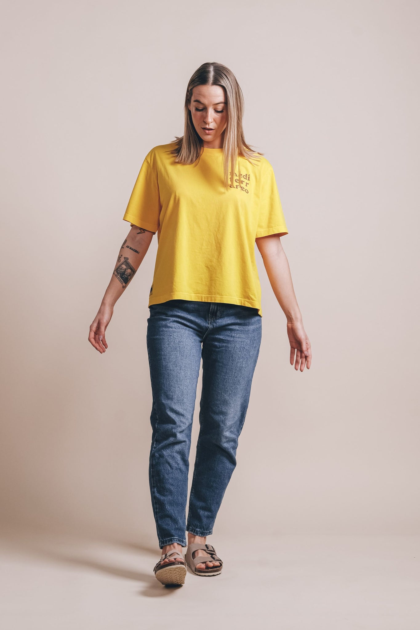 Camiseta Mujer Poniente Spectra Yellow