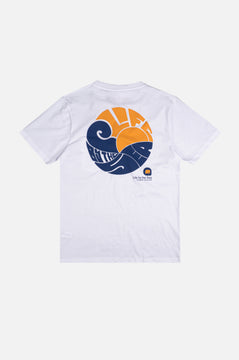 Life By The Sea VI Organic T-Shirt White